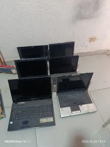 Peças para notebooks, carcaças funcionando.
