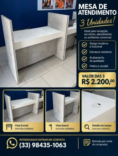 MESAS DE ATENDIMENTO