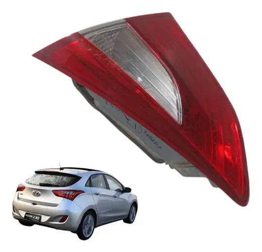 Lanterna Traseira Tampa Direita Hyundai I30 2014 2015 2016  Direito/passageiro Vermelho