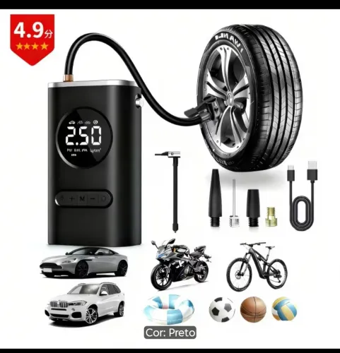 Compressor de ar portátil