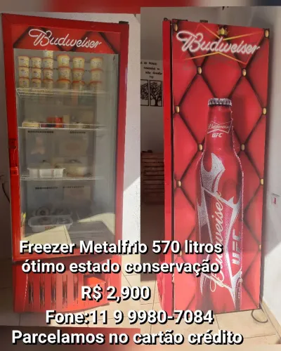 Freezer Metalfrio 570 litros