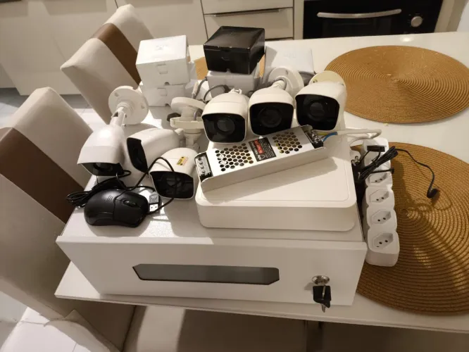 Kit câmeras segurança monitoramento