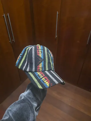 Boné crochê colorido (NOVO)
