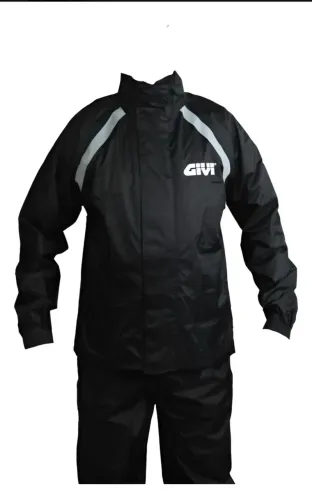 Conjunto Capa De Chuva Givi Rr02p Nylon Preta