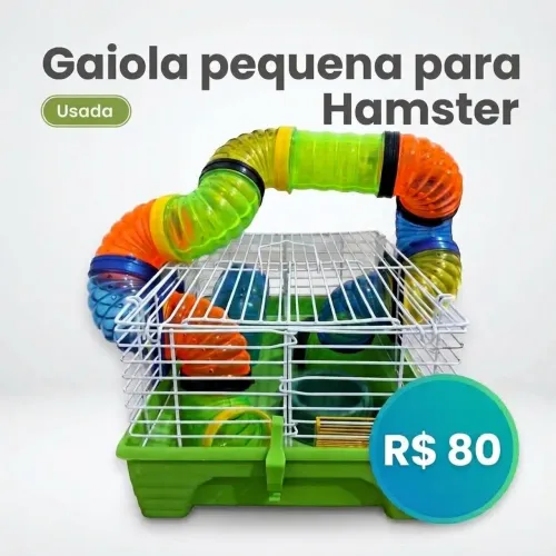 Gaiola pequena para Hamster