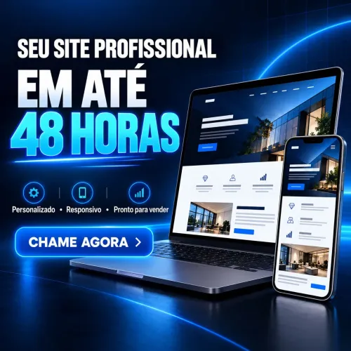 Criação de Site Profissional ? Entrega em até 48 Horas