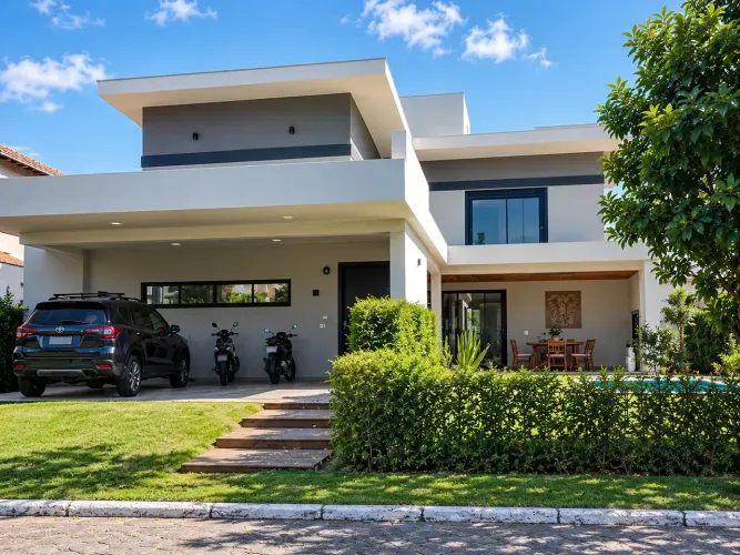 Casa em condomínio fechado com 3 suítes - Aldeias do Campeche 2