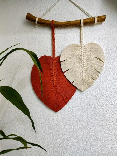 Painel Macramé Costela de Adão Decor Parede Promoção 89,00