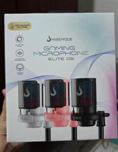 Microfone de mesa Rise Mode Elite 05 seminovo