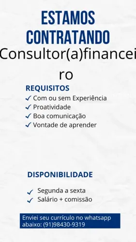 Consultor financeiro