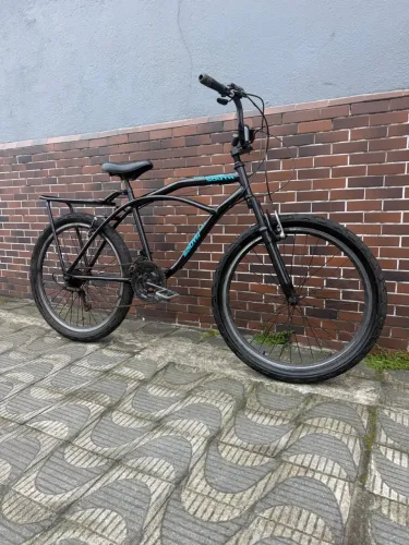 Bicicleta caiçara aro 26 de marcha revisada com nota