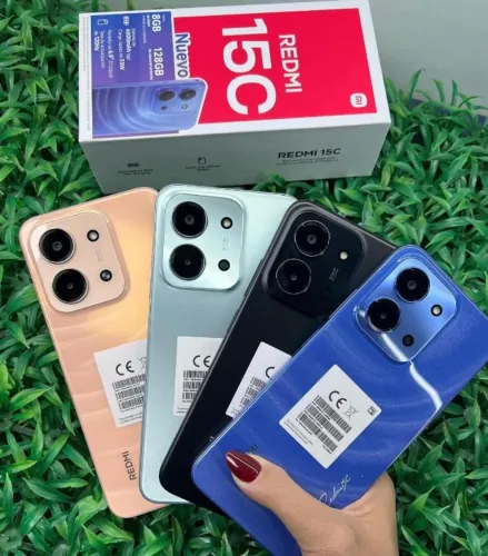 REDMI 15C 4G 8RAM 256GB TODAS AS CORES DISPONÍVEIS