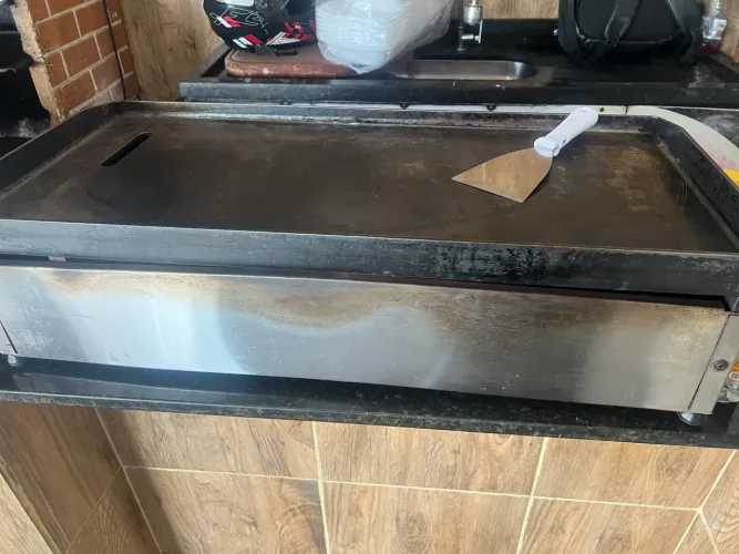 Vendo chapa de hambúrguer