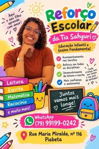 Reforço escolar e aulas particulares