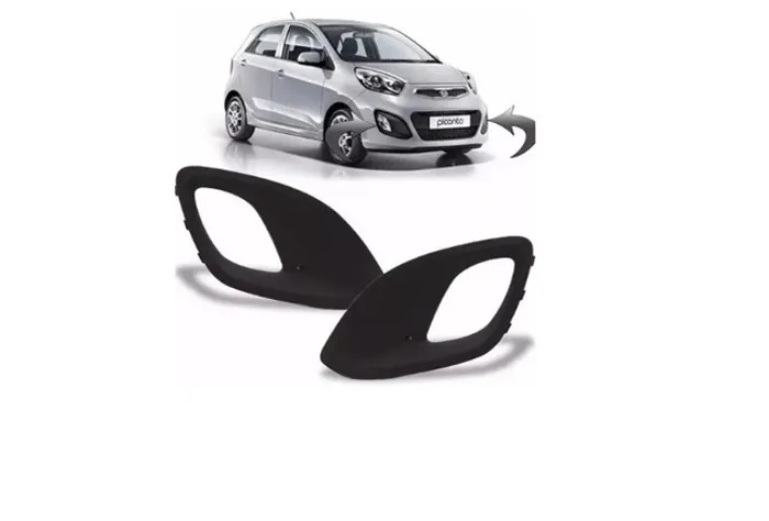 Par Grade Moldura Farol Milha Picanto 2012 2013 2014 2015 