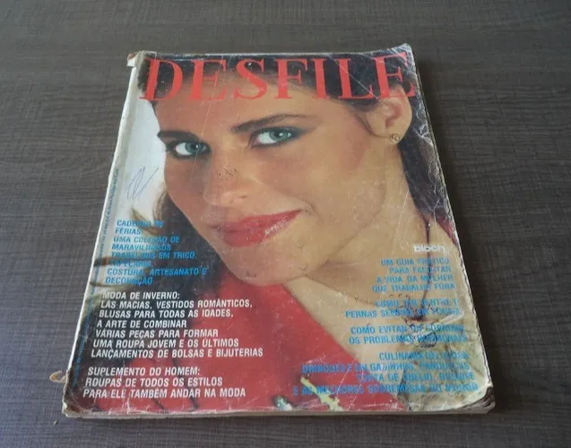 Revista Desfile 1978 Capa Maria Eugênia. Revista Para Colecionadores.