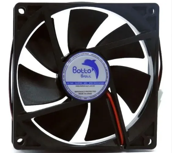 Cooler 12v Ventoinha Ventilador 92x92x25 9cm  Arduino Automação COD-CP689 