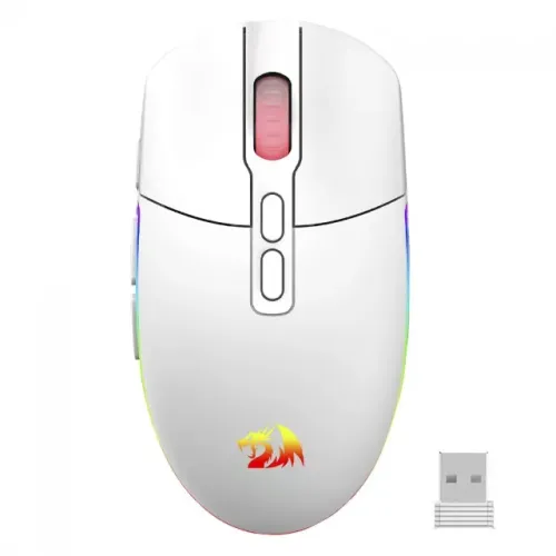 Mouse Gamer Redragon Invader Pro Wireless 10.000 DPI RGB 8 Botões M719W-RGB-PRO - WZetta