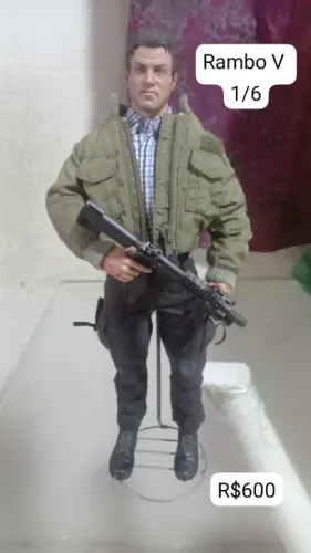 Boneco Rambo 5 escala 1/6