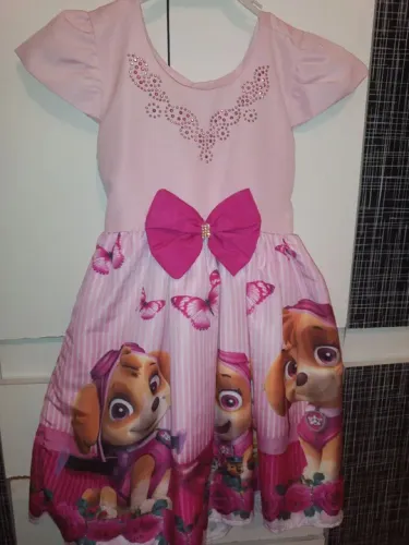 Vestido skay patrulha canina 60 veste de 2 a 4 Anos 