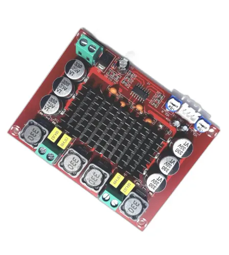 Placa Amplificadora Xh-m543 240 Rms Estereo Com Fonte Ligada