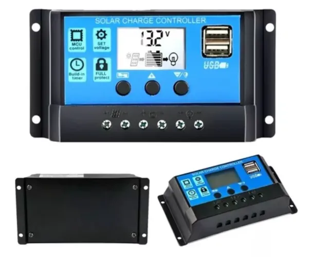 Controlador de carga solar 30A (12v / 24v)