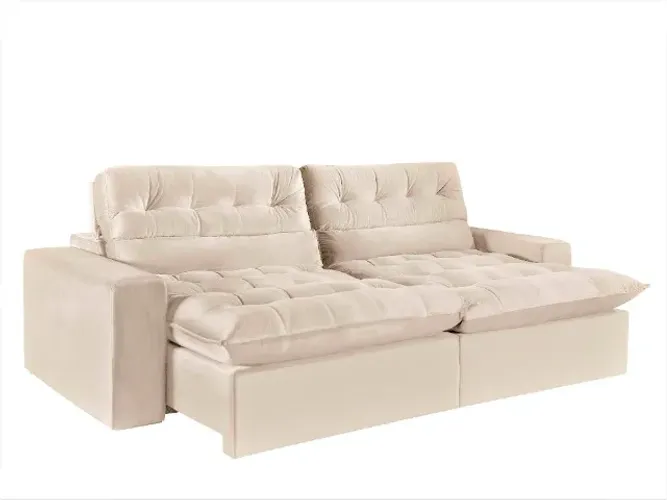 sala sofa retratil e reclinavel de 230 cm 