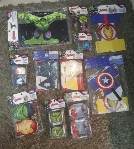 Kit decoração festa super heróis Avengers / Os Vingadores<br>Novo<br>