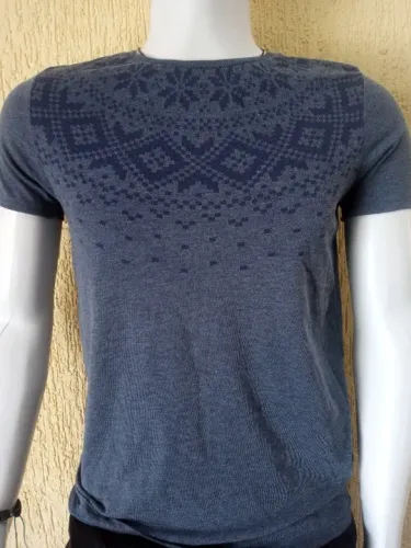 Nova - Camisa Masculina Azul Asos- importada