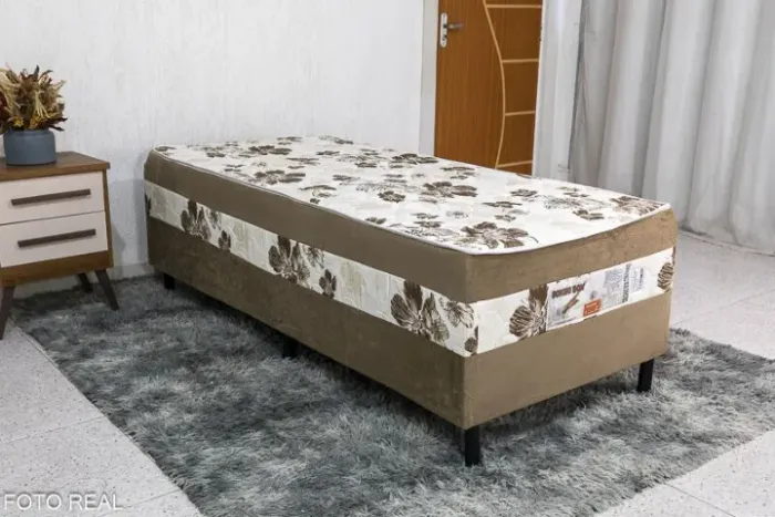 Promoção! Cama Unibox Solteiro D28 Marrom Claro Nosso Sonho Frete Grátis