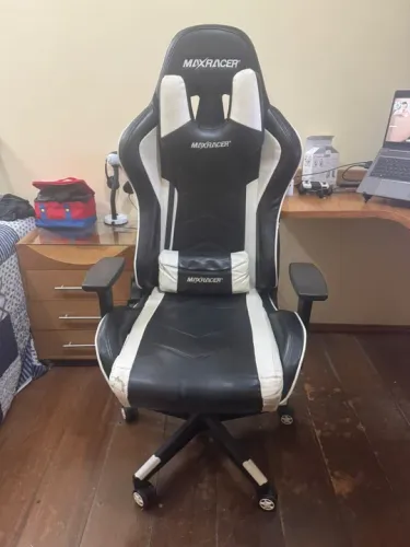 Cadeira Gamer MaxRacer Tactical Branca