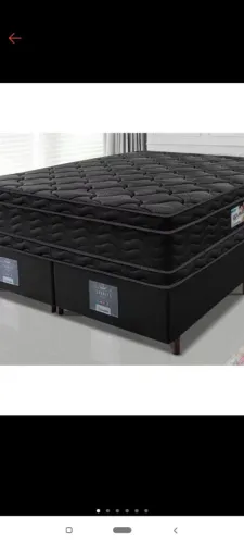 Cama Box Casal Black Confort