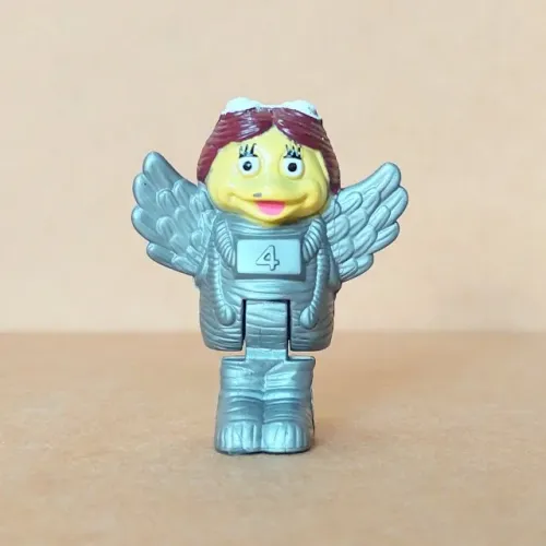 brinquedo - boneco miniatura mcdonald's astronauta birdie the early bird (usado)