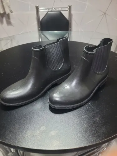 Bota feminina galocha cano baixo