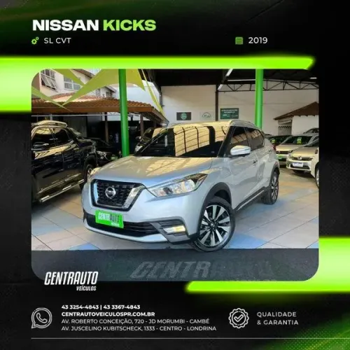 Nissan Kicks SL 1.6 16V Flexstar 5P Aut. 2019
