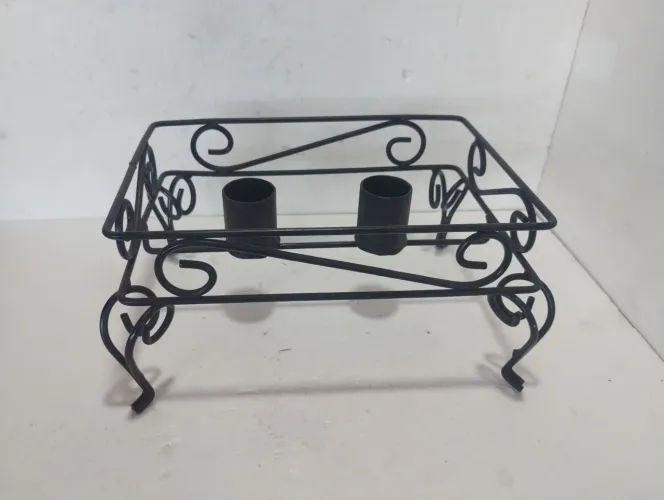 Réchaud de ferro antigo para uso com álcool 