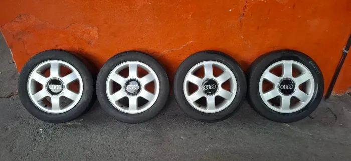 Rodas Aro 15 Originais Audi (Fox,Golf,Polo) + Pneus Pirelli 195 x 55 Cinturato_Aceito Cart