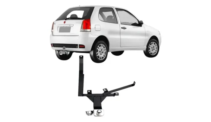 Engate Reboque Fixo Traseiro para o Fiat Pálio G3 G4 2004 até 2010