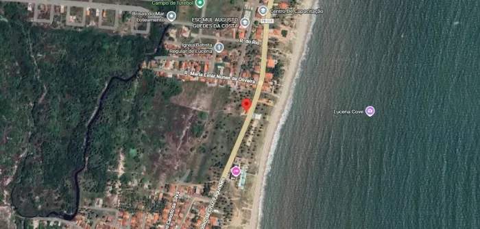 Lote em Lucena mede 160 m² R$ 79 mil