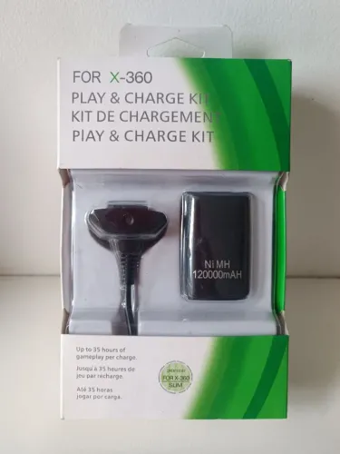 Kit de Carregamento Bateria do Xbox 360