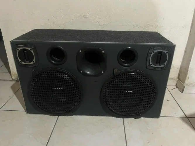 Caixa de som automotivo completa 