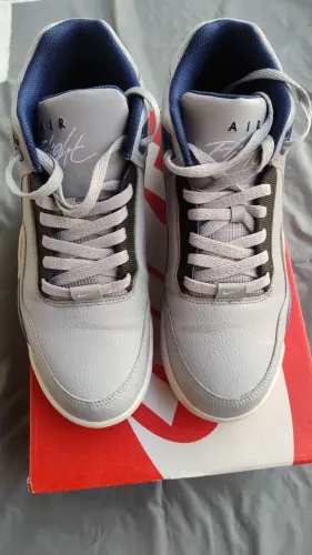 Tênis Nike Air Flight Legacy n.41 - Cinza e Azul