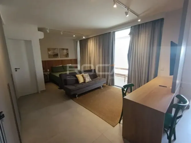 Apartamento Studio Mobiliado para locação no Jardim Santa Ângela, em Ribeirão Preto.