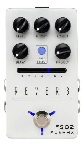 Pedal Guitarra Flamma Reverb Fs02 Cor Prateado