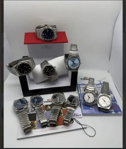 Relógio Estilo Tissot em Aço Inoxidável 904L
