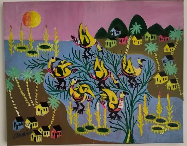 Aécio tema Pantanal medida 50x40