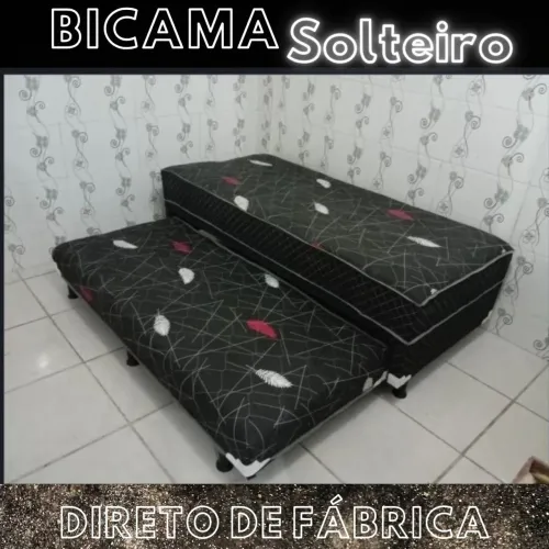 Cama com auxiliar - Nova e com garantia.