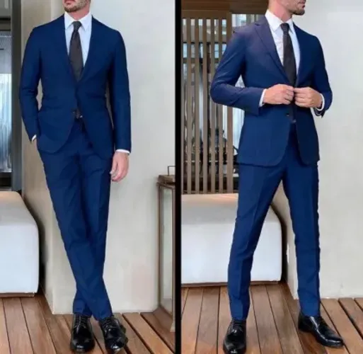 Terno azul marinho Tamanho 48