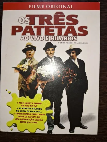 DVD- Os Três Patetas:Ao Vivo e Hilários
