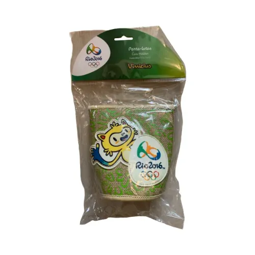 Porta latas térmico Vinicius mascote Jogos Olímpicos Rio 2016